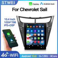 STWEI untuk Chevrolet Sail Aveo 2015 2016 2017 2018 2019 2020 Carplay Android 13 DSP 2 Din 4G Radio Mobil Multimedia Pemutar Video
