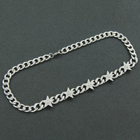 2025 cinq étoiles rappeur Hip Hop Bling cubain lien chaîne or strass collier ras du cou Bracelet en alliage de Zinc bijoux pour hommes femmes