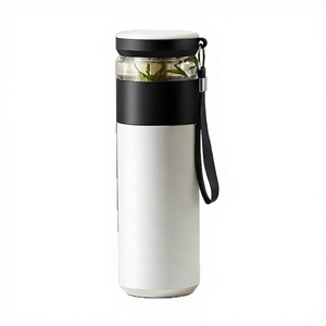 Gourde isotherme en acier inoxydable 316 avec infuseur à thé, coffret cadeau pour le bureau et les voyages - Product Image 1