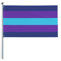 Drapeau Vore Pride en polyester bon marché 3 x 5 pieds pour la décoration de jardin et de cour