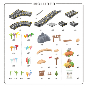 Mili 2025 Sản Phẩm Mới Nhất DIY Khe Cắm <span class=keywords><strong>Train</strong></span> Đường Sắt Đồ Chơi Chiếu Sáng Vườn Câu Đố Linh Hoạt Đường Sắt Xe Từ Theo Dõi Thiết Lập Cho Trẻ Em - Product Image 2