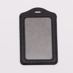 Imitation Leather Work ID <b>Card</b> Holder Printed PU Name Badges Employee Name Tags Student <b>Access</b> <b>Control</b> Badges Factory <b>Card</b> - Product Image 1