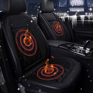 Cojín Calefactor Universal para Asiento de Coche, 12V, Tipo Encendedor de Cigarrillos, Almohadilla de Invierno, Material de Poliéster, Instalación Adhesiva - Product Image 5
