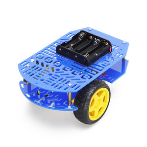 <span class=keywords><strong>Arduino</strong></span> 원격 제어 로봇 키트 용 Tscinbuny 2WD 블루 아크릴 로봇 자동차 섀시 액세서리 - Product Image 1