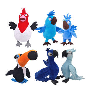 Vente en gros Peluche Rio le film : Jewel, Pedro, Rafael, Nico, Baby Bird, Savannah, <span class=keywords><strong>Jasmine</strong></span>, Bobby - Product Image 1