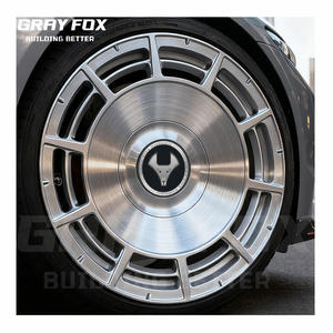 Cerchi GRAYFOX Forgiati Personalizzati Spazzolati 17-22 Pollici Concavi Profondi Beadlock 1 Pezzo Nuovi in Lega di Alluminio Q50 Vossen <span class=keywords><strong>C8</strong></span> <span class=keywords><strong>C10</strong></span> - Product Image 1