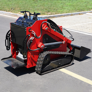Chargeuse compacte sur pneus diesel 250 kg 300 kg 400 kg, <span class=keywords><strong>tracteur</strong></span> hydraulique 4x4, certifiée CE EPA - Product Image 1