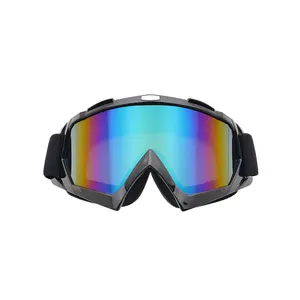 Farbe Motorrad brille Gesichts schutz maske Motocross Helme Brille Brille Ski Sport brille