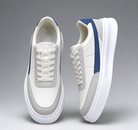 Chaussures de marche unisexes respirantes légères à lacets, confortables et décontractées, couleurs mélangées