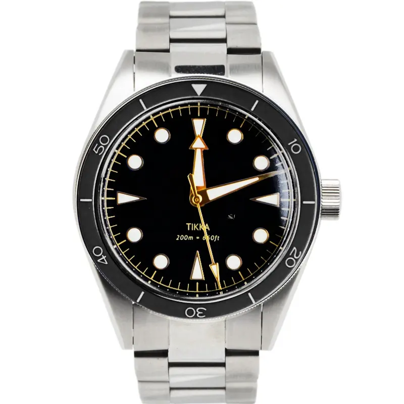 Thép lặn đồng hồ người đàn ông sang trọng thương hiệu tự động nh35 phong trào biển sâu người đàn ông cho đồng hồ