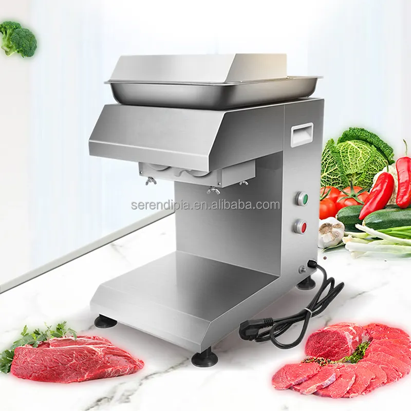 Trancheur professionnel automatique, pour trancher la viande, la viande de poulet, de bœuf frais, appareil en promotion