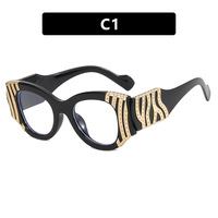 Nouvelle mode métal décoration montures de lunettes lunettes de luxe femmes personnalisé propre logo lunettes de haute qualité