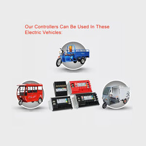 Controlador inteligente de motor sin escobillas de 48V PMSM, controlador de scooter eléctrico barato para vehículos eléctricos - Product Image 2