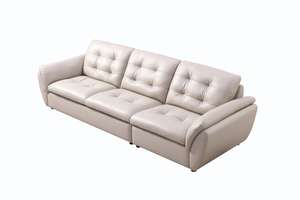 लिविंग रूम सोफा अनुभागीय सोफे वास्तविक चमड़े के सोफे सेट - Product Image 6