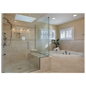 8mm di spessore vetro temperato doccia schermo con cornice pieghevole <span class=keywords><strong>porta</strong></span> per il <span class=keywords><strong>bagno</strong></span> dell'hotel moderno quadrato Design - Product Image 5