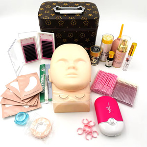 Kits Profesionales de Extensiones de Pestañas Individuales al por Mayor Suministros de Lujo PBT Prémium Kit de Pestañas de Lujo Hecho a Mano con Marca Propia - Product Image 1