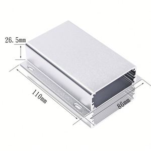 EBM Aluminum Control Box Custom Power Battery Bank Extrusion Aluminum Profile Electronic PCB <b>Enclosure</b> IP54 Protection Powder - Product Image 1
