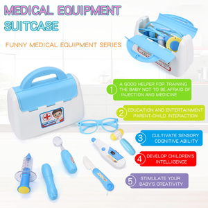 Jumon - Boîte à médicaments éducative pour enfants avec 46 pièces en plastique, sons et lumières, outils médicaux simulés pour médecin et infirmière, unisexe, JET-116 - Product Image 2