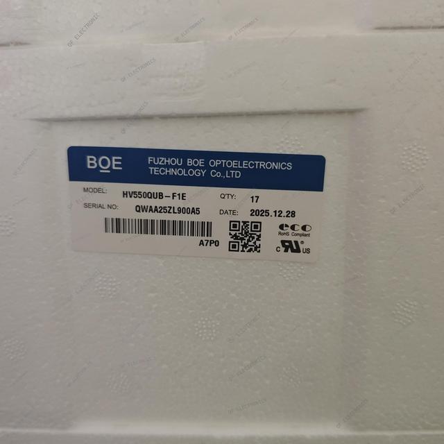 BOE HV550QUB-F1E 55" 4K UHD Open Cell 1200:1 CEDS 136pin 60Hz sRGB TV Panel