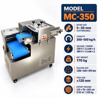 Machine à découper la viande fraîche commerciale avec taille de cubes personnalisable de 5 à 30 mm pour restaurant, cuisine centrale et usine alimentaire