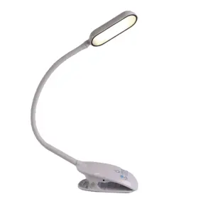 Safe Eye-caring Touch dimmable desk lamp clip on lamp free adjustable for studying home office reading 5W White LED Table Lamp