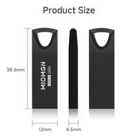 Flash Drive Metal USB 3.0/2.0 Kecepatan Tinggi 128 MB Tahan Air Promosi Baru Garansi 3 Tahun Kompatibel PC Kantong PP