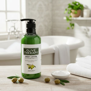 Lotion pour le corps Aspasia Olive avec beurre de karité, blanchissante, anti-rides, nourrissante, 750 ml, cosmétique coréenne, fabriqué en Corée - Product Image 3