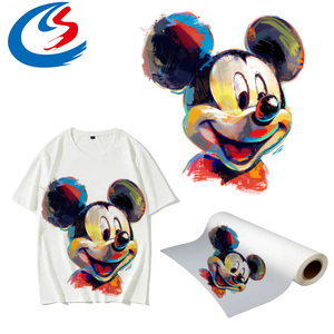 Popolari adesivi per il trasferimento <span class=keywords><strong>di</strong></span> calore per bambini come <span class=keywords><strong>topolino</strong></span> Off-set litografia stampa a caldo per abiti genitore-bambino - Product Image 2