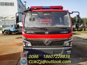 Camion-citerne à eau et à incendie chinois Dongfeng 4X2 5 tonnes CBM Haute qualité et bas prix Camion de sauvetage incendie - Product Image 5