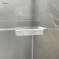 Conector de Acero Inoxidable para Puerta de Ducha, Abrazadera de Vidrio para Baño, 90 y 180 Grados, Abrazadera para Esquina de Ducha
