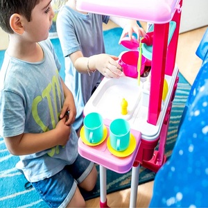 Jouets alimentaires avec adorable valise de voyage, jeu de <span class=keywords><strong>cuisine</strong></span> d'imitation avec lumière et son, jouets de <span class=keywords><strong>cuisine</strong></span> pour enfants - Product Image 5