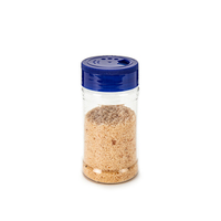 Bouteille PET de 110 ml pour stockage vide, pot de rangement en plastique pour épices avec couvercle, cylindre pour barbecue