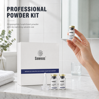 Sérum en poudre lyophilisée à l'oligopeptide d'acide hyaluronique, éclaircissant, hydratant et réparateur pour le soin de la peau du visage