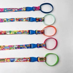 Personalized Logo Custom <b>Polyester</b> Heat Transfer Printed Adjustable Length Wine Beer Water Bottle Cup Holder Neck Strap <b>Lanyard</b> - Product Image 5