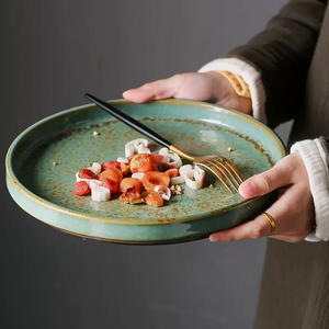 Cena Assiettes & Plats Bandeja <span class=keywords><strong>de</strong></span> <span class=keywords><strong>sushi</strong></span> Plato <span class=keywords><strong>de</strong></span> postre Plato <span class=keywords><strong>de</strong></span> servir Vajilla Plato principal Plato <span class=keywords><strong>de</strong></span> pasta Platos <span class=keywords><strong>de</strong></span> porcelana verde - Product Image 1