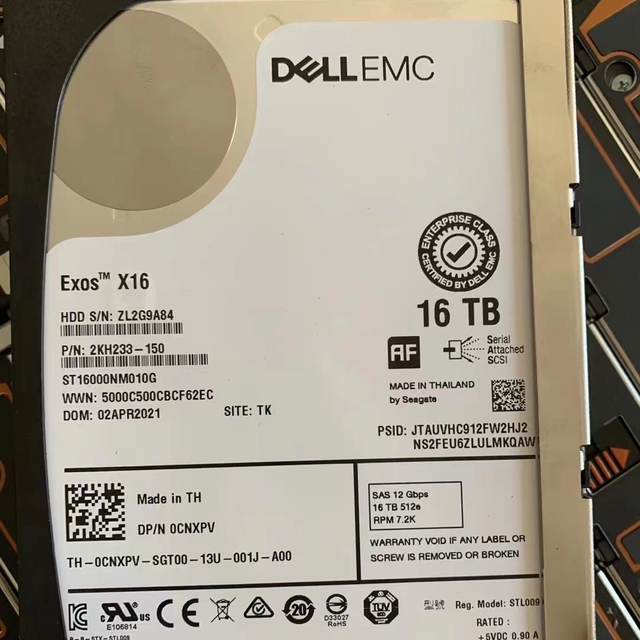Dyer and HDD 16T SAS 3.5' Hard Drive With Package Enterprise Storage Drive