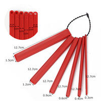 Bâtonnets à mâcher résistants aux morsures pour enfants Oral Muscle Speech Training Rod Set Rod Arrangement Jaw Grading Bite Blocks