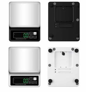 Digitale große 10Kg/15Kg*1G Backwaren-Edelstahl-Multifunktions-elektronische wasserdichte Küchenwaage - Product Image 6