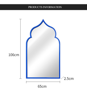 Designer Arched <strong>Window</strong> <strong>Mirror</strong> Metal Frame Wall <strong>Mirror</strong> For <strong>Living</strong> Room - Product Image 2