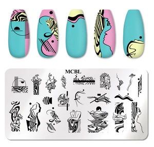 2025 personnalisé <span class=keywords><strong>noël</strong></span> conception Nail Art estampage plaque acier inoxydable métal 6*12cm ongles transfert impression timbre <span class=keywords><strong>modèle</strong></span> - Product Image 5