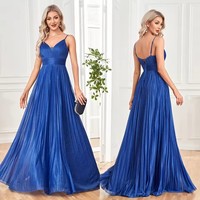 Robe de soirée pour femme - Nouvelle robe de fête élégante à taille haute, ajustée, avec une texture confortable et une longue robe à bretelles