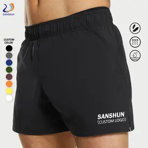 5 pouces Shorts De Hombre Gym Sport personnalisé léger séchage rapide entraînement athlétique entraînement course Gym Shorts hommes