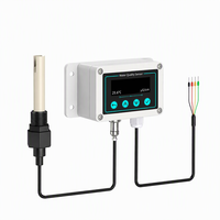 CIPPUS RS485 IoT 2-en-1 Sonde de mesure EC et PH pour l'eau avec écran, enregistreur de données, analyseur numérique et capteur de détection d'eau