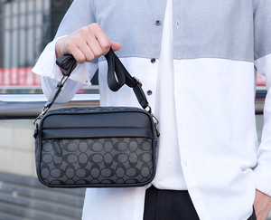 Sacs messagers pour hommes très tendance, sacs bandoulière stylés pour hommes, sacs à bandoulière en PU imprimés, <span class=keywords><strong>sacoche</strong></span> <span class=keywords><strong>homme</strong></span> - Product Image 1