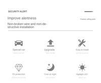Pour Toyota RAV4 et autres véhicules : Accessoires d'éclairage automobile – Ampoules modifiées pour éclairage d'ambiance de calandre, qualité supérieure et prix bas