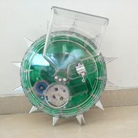 Semoir à rouleaux manuel portable avec kit d'accessoires pour la plantation et la fertilisation de haricots, maïs et arachides