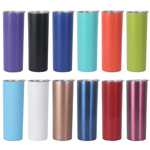 <b>Hot</b> Sale 20oz 304 Stainless Steel Vacuum Tumbler Drinkware 6-12hrs Thermal Insulation Eco-Friendly DIY Spray Paint Customizable - Product Image 1