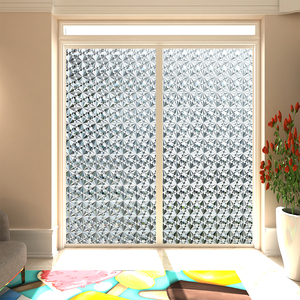 <span class=keywords><strong>Film</strong></span> de fenêtre statique irisé effet terrazzo, <span class=keywords><strong>film</strong></span> de confidentialité arc-en-ciel pour vitres, motif pierre brisée, amovible sans adhésif pour la maison - Product Image 6