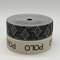 Bande de matelas jacquard personnalisée avec logo tissé pour bordure de matelas