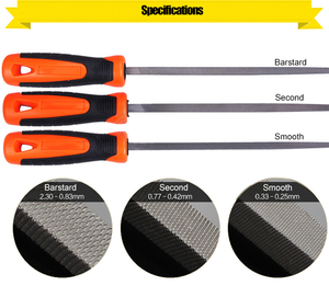 Половина круглая пилка из нержавеющей стали разных типов, набор ручных инструментов 6 в 8 дюймов 10 дюймов, более низкая цена, стальные пилки для заточки - Product Image 3